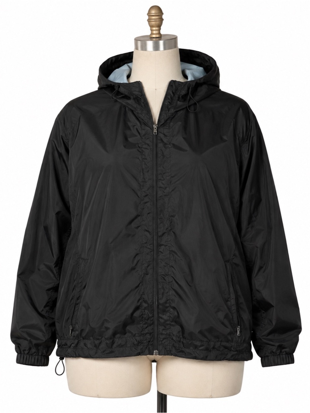 Columbia Black Hooded Women’s Windbreaker Jacket